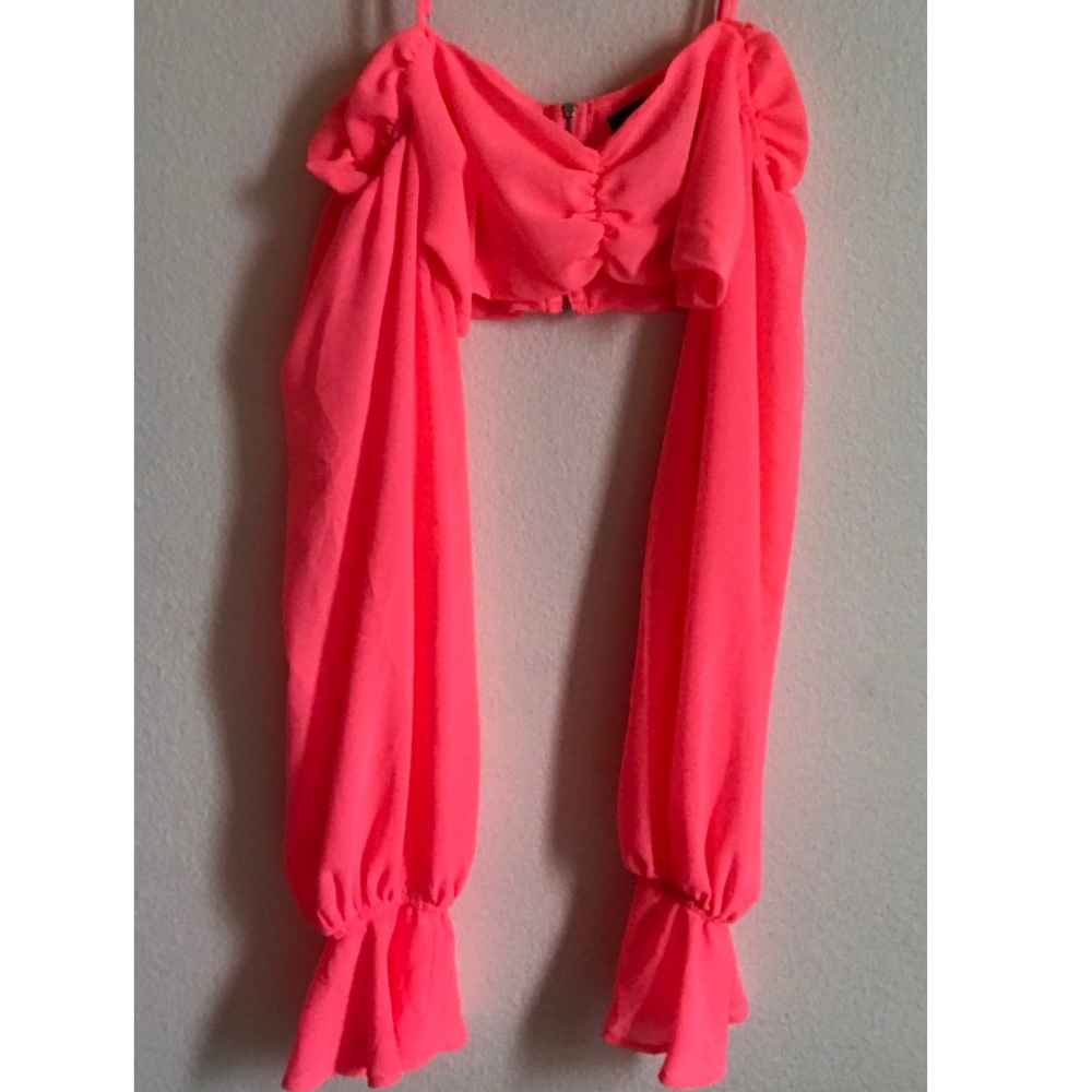 Neon Pink bustier style L